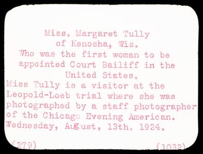 Miss Margaret Tully