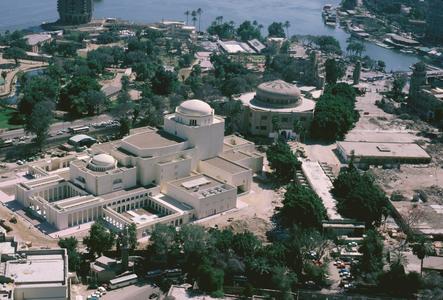 Overhead View of Opera House Grounds