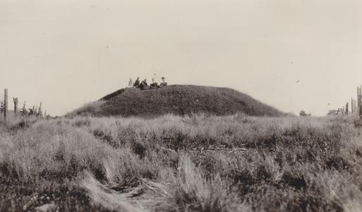 Indian mound near Trade Lake