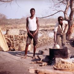 Men Working at a Salt Camp North of Kaputa