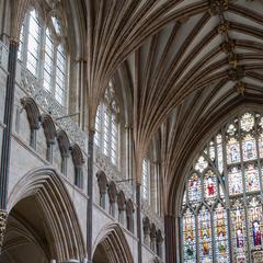 Exeter Cathedral interior presbytery elevation