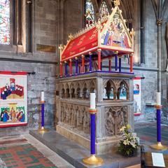 Hereford Cathedral interior north transept Shrine of St Thomas de Cantilupe