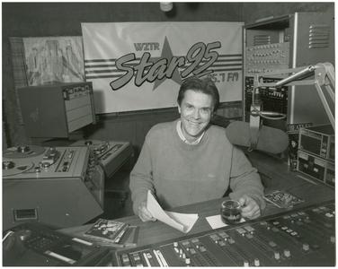 Bob Barry in WZTR studio