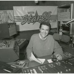 Bob Barry in WZTR studio
