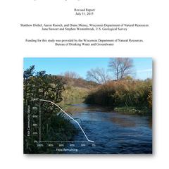 Ecological limits of hydrologic alteration in Wisconsin streams (revised)