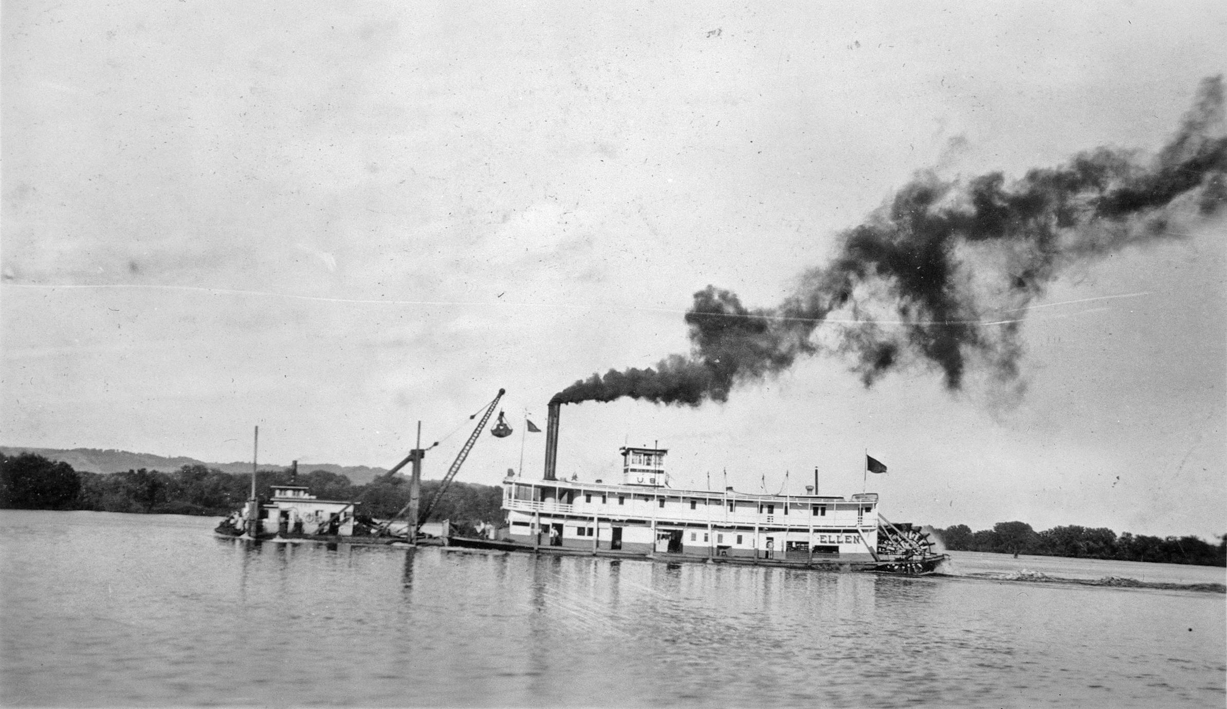 ‎Ellen (Sternwheel Towboat, 1907-1944) - UWDC - UW-Madison Libraries