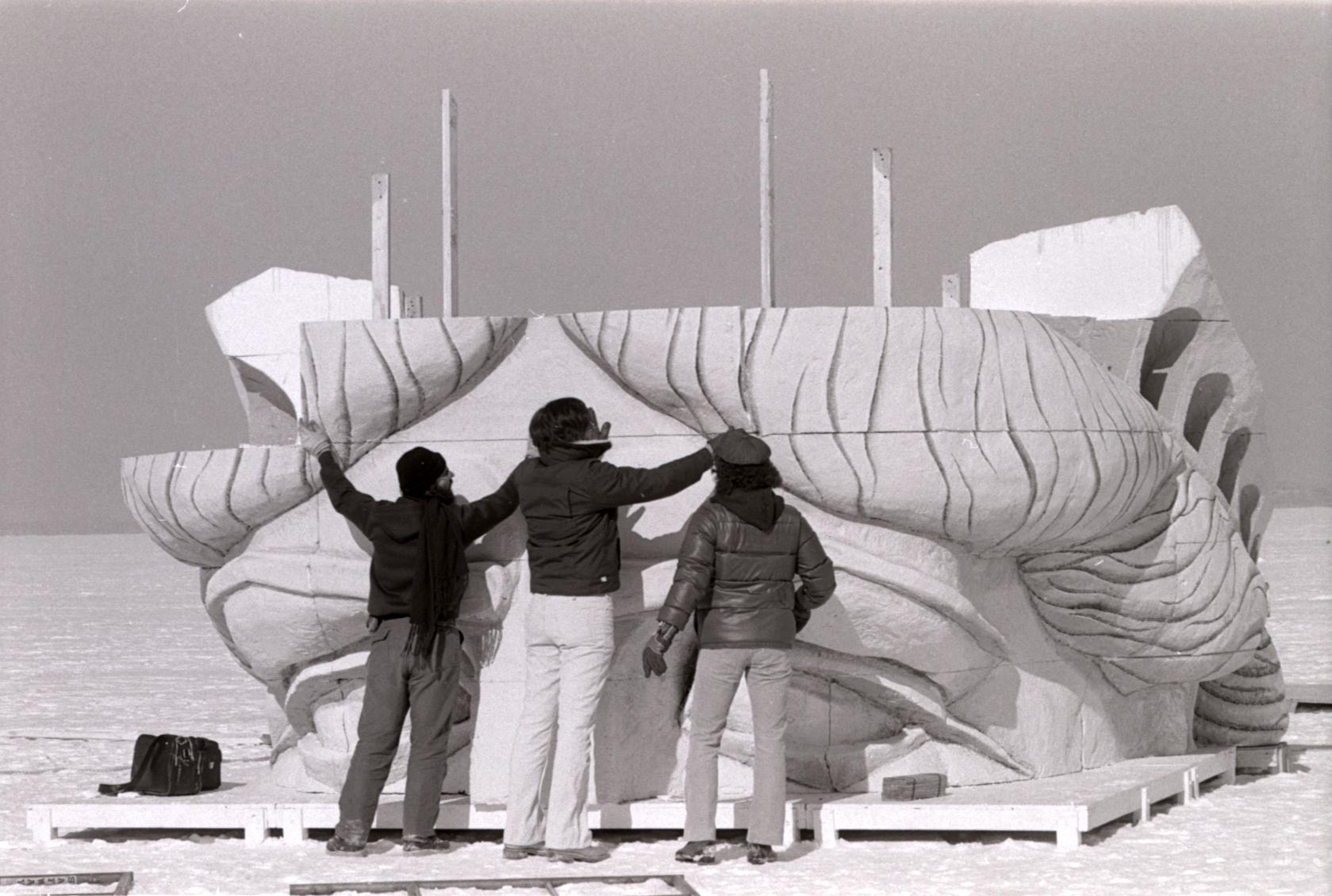 Assembling the Statue of Liberty