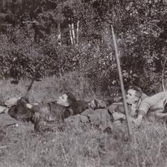 Geologists resting