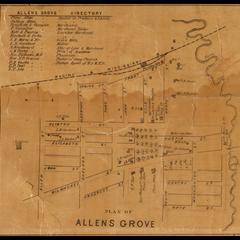 Plan of Allens Grove