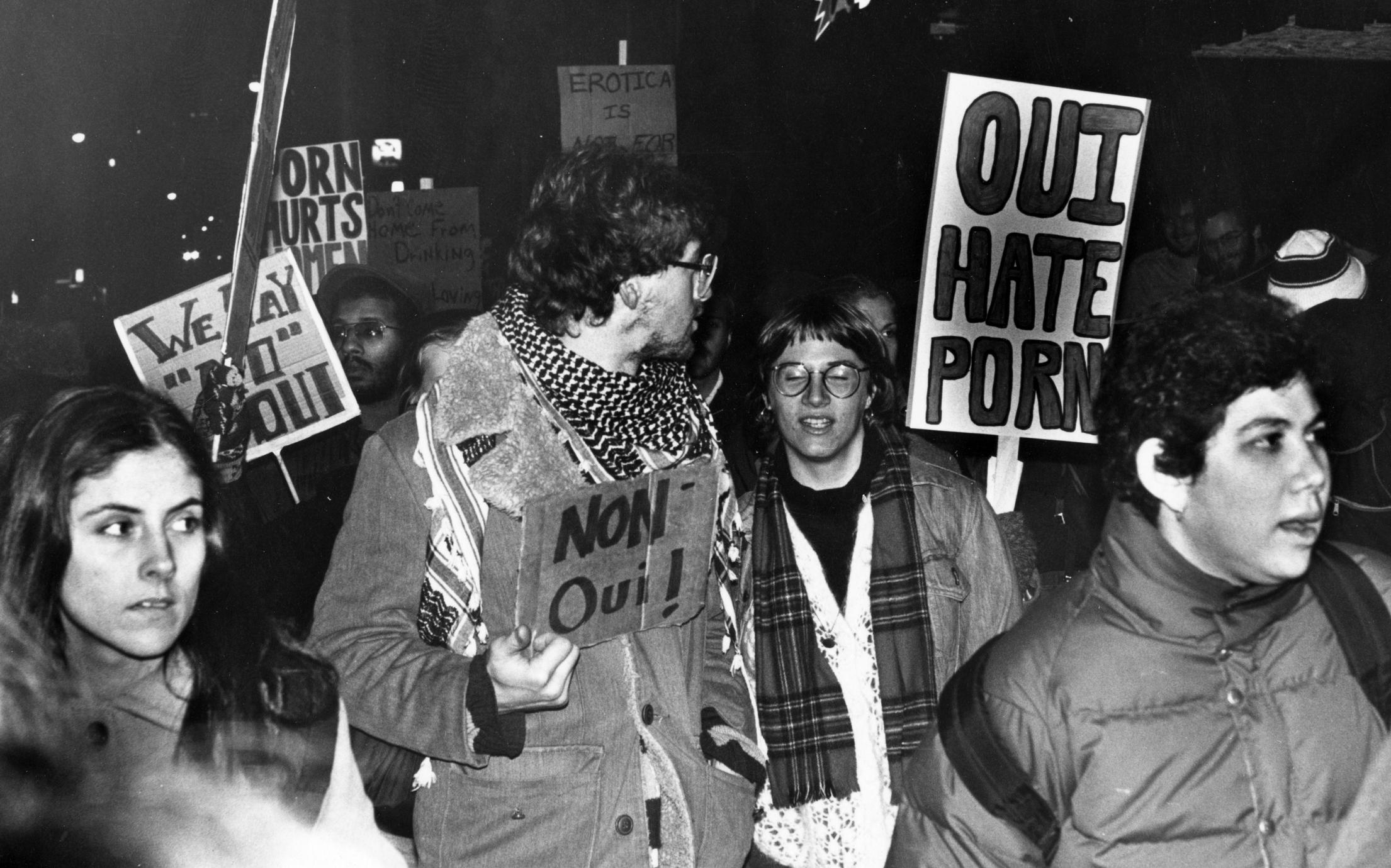 Anti-pornography protest - UWDC - UW-Madison Libraries