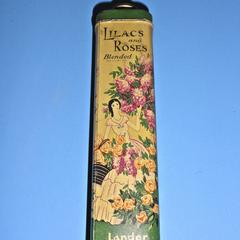 Lander lilacs and roses tin