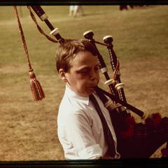 Young piper, 1984 Blairgowrie Highland Games