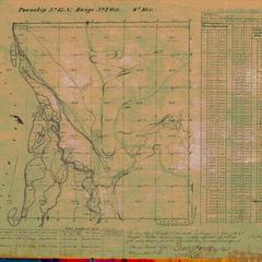 [Public Land Survey System map: Wisconsin Township 15 North, Range 07 West]