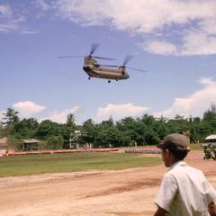 Delivering fuel to That Luang