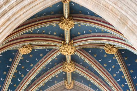 Exeter Cathedral interior Mary Magdalene Chapel vaulting
