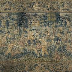 Tapestry : A Hunting Scene
