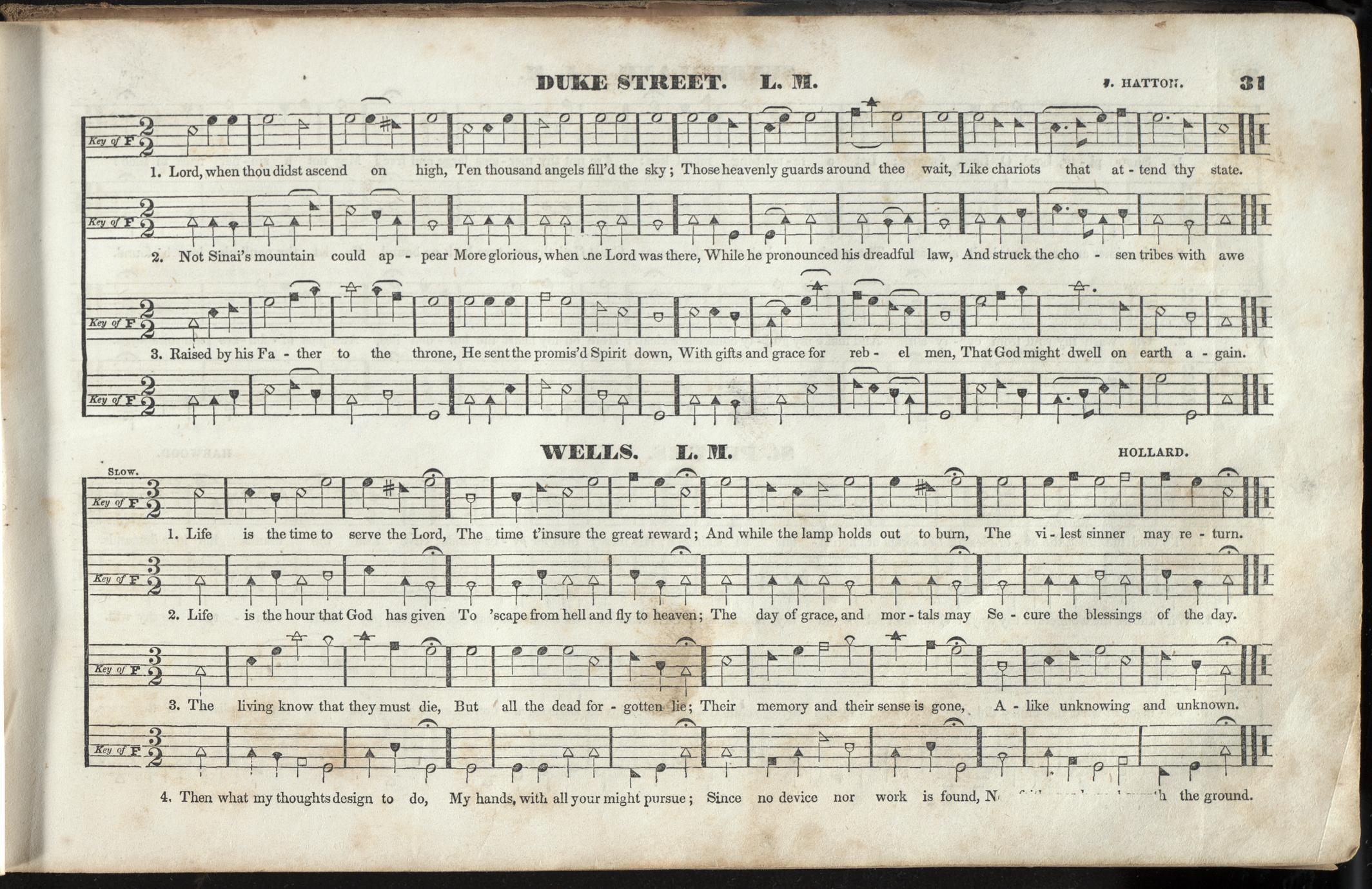 The Christian minstrel a new system of musical notation with a collection of Psalm tunes