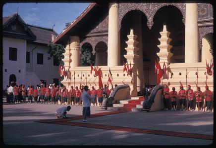 Vat Ong Tu oath ceremony--traditional honor guard