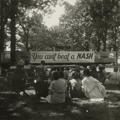 Nash employees at a company picnic