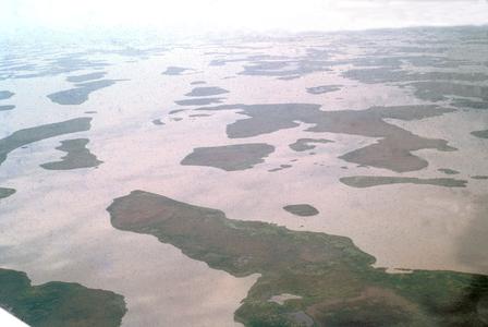 Aerial View of Flooded Region
