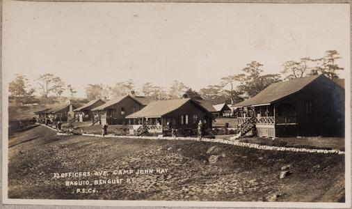 Officers ave. Camp John Hay, Baguio, Benguet P.I., P.S. Co.