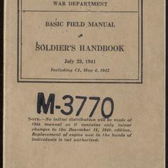 Basic field manual & soldier's handbook
