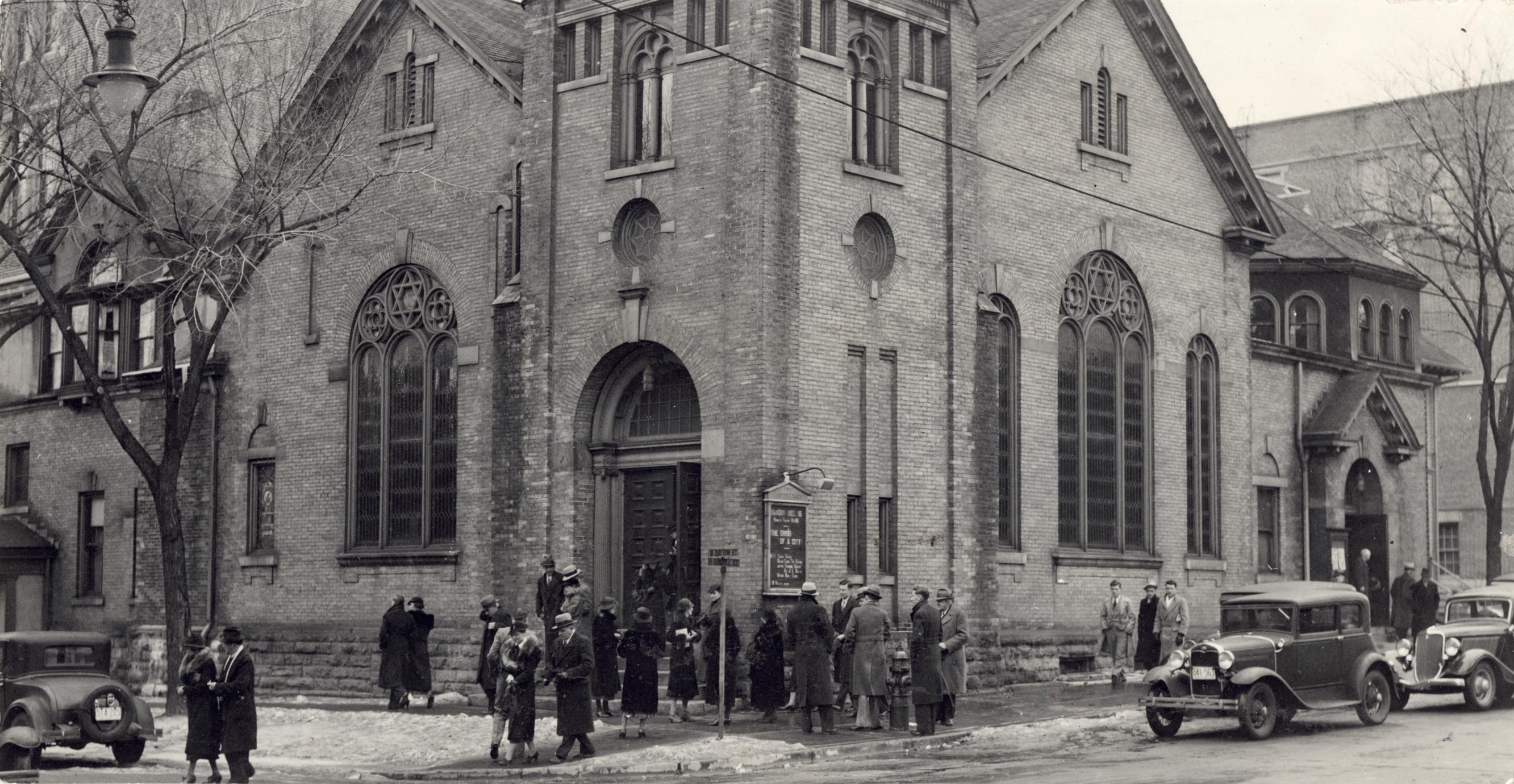 First Baptist Church parishoners