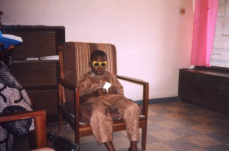 Child with sunglasses