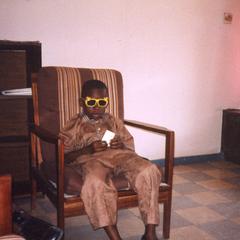 Child with sunglasses