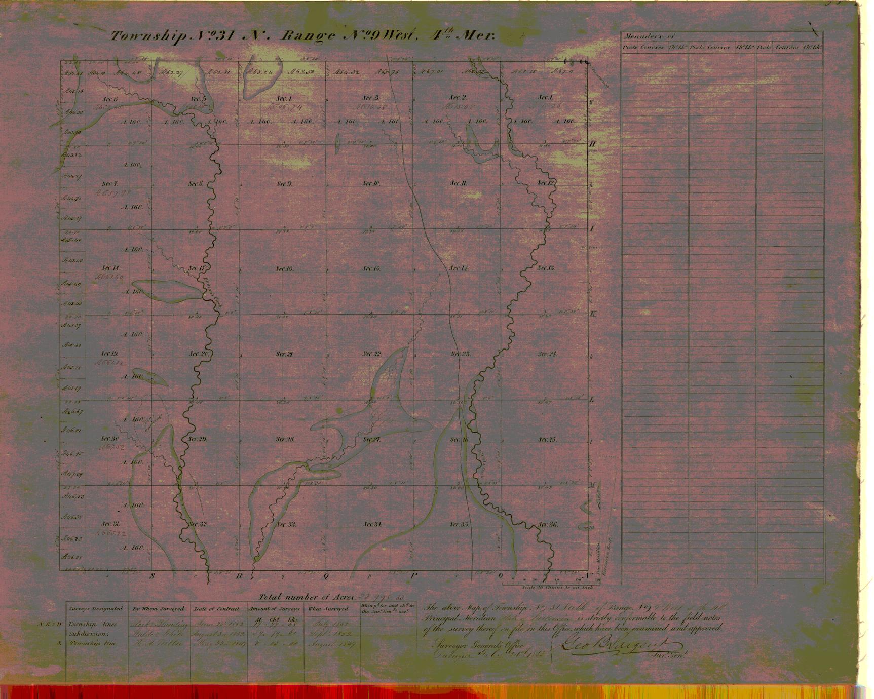 [Public Land Survey System map: Wisconsin Township 31 North, Range 09 West]