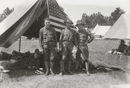 Soldiers at Camp Douglas