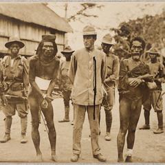 Ilongot warriors with American