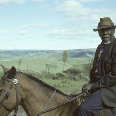 People of South Africa : Xhosa man on horse