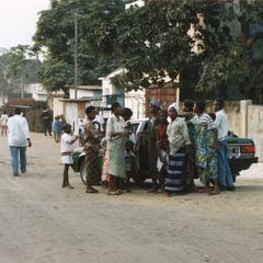 A residential street in Brazzaville