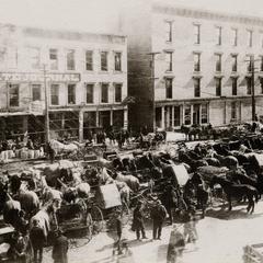 Horses and Wagons on East Washington Avenue