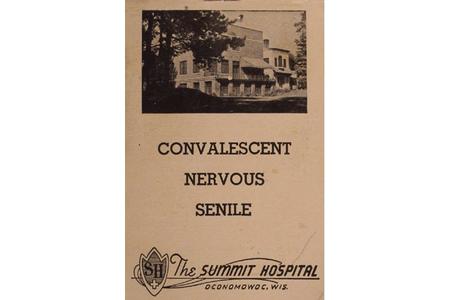 The Summit Hospital calendar cover