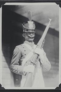 Cadet with rifle, Philippine Military Academy, Baguio