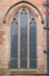 Worcester Cathedral exterior nave windows