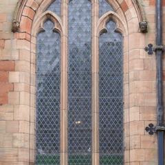 Worcester Cathedral exterior nave windows