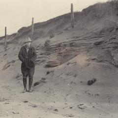 Dickinson at sand dune