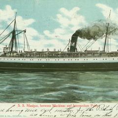 S.S. Manitou between Mackinac and intermediate points