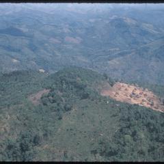 Air view : Hmong (Meo) settlement