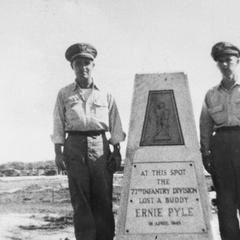 Balsam Crew at Ernie Pyle Monument on Ie Shima (Iejima) Island