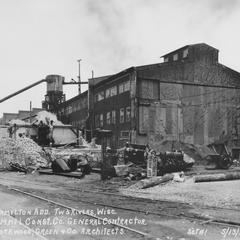 Construction of Hamilton Manufacturing addition to main plant in May of 1926