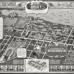 The University of Wisconsin, Historical Decorative Map