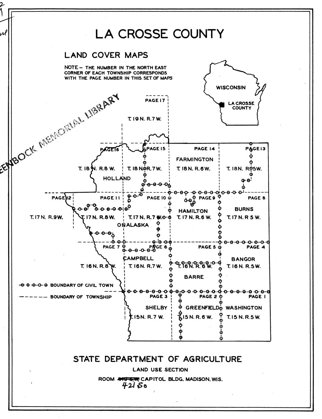 La Crosse County land cover maps