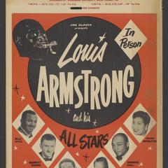 Louis Armstrong and his All Stars poster