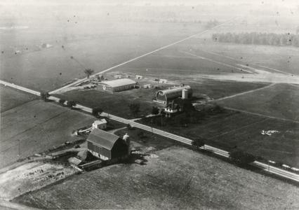 Aerial view of Whiting Airport