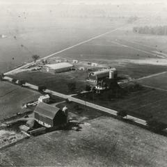 Aerial view of Whiting Airport
