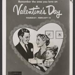 A poster promoting Valentine's Day